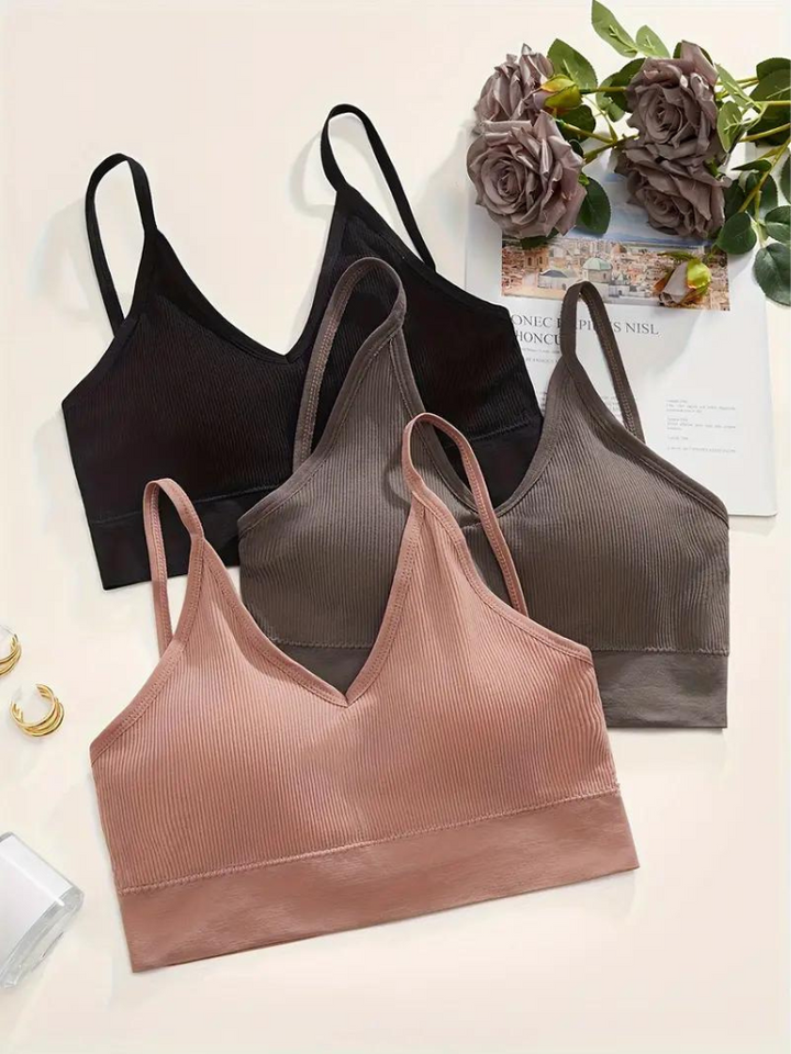 Levoire | Ensemble De Soutien-Gorge 3 Pièces Rembourré Sans Fil Ensemble 3