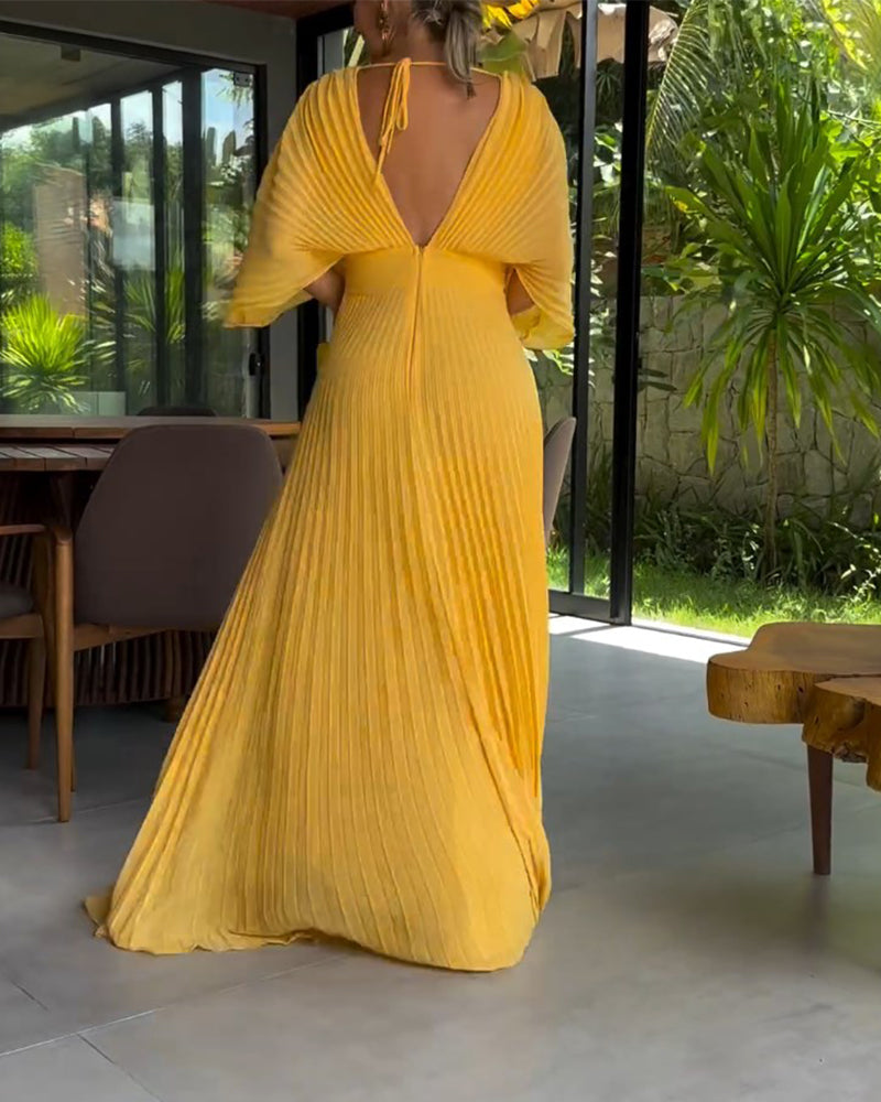 Levoire | Robe De Soirée Maxi Décolleté En V