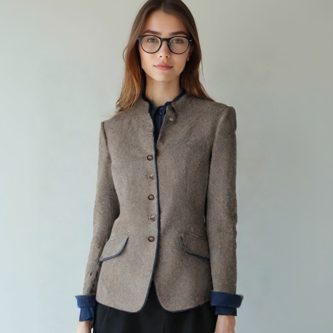 Levoire | Blazer À Motif Pour Femmes Braun