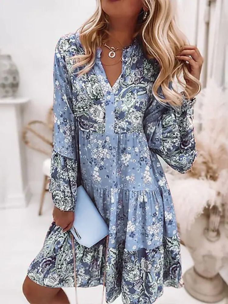 Levoire | Robe Minimaliste Pour Femmes Bleu