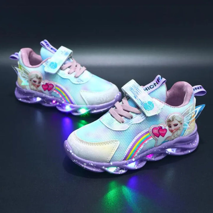 Femmes Baskets Brillantes