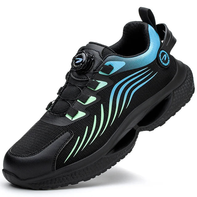 Levoire | Chaussures de sécurité sportives orthopédiques Bleu-Noir