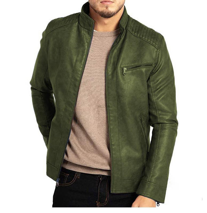Levoire | Veste De Voyage À Col Montant Long À Manches Longues Vert