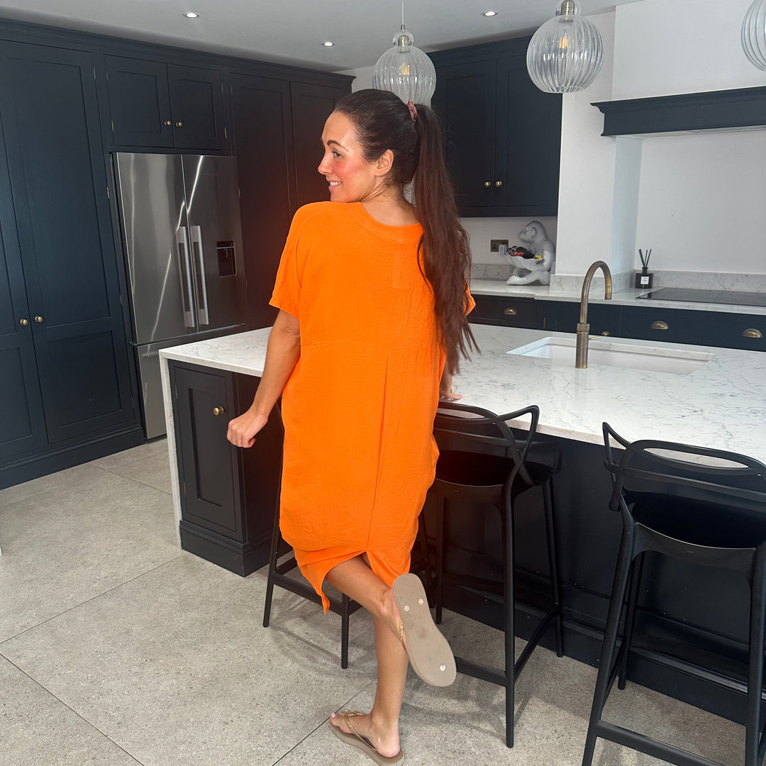 Levoire | Robe Midi Avec Décolleté En V