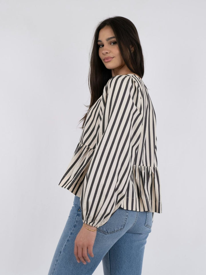 Levoire | Chemise À Rayures Contrastantes