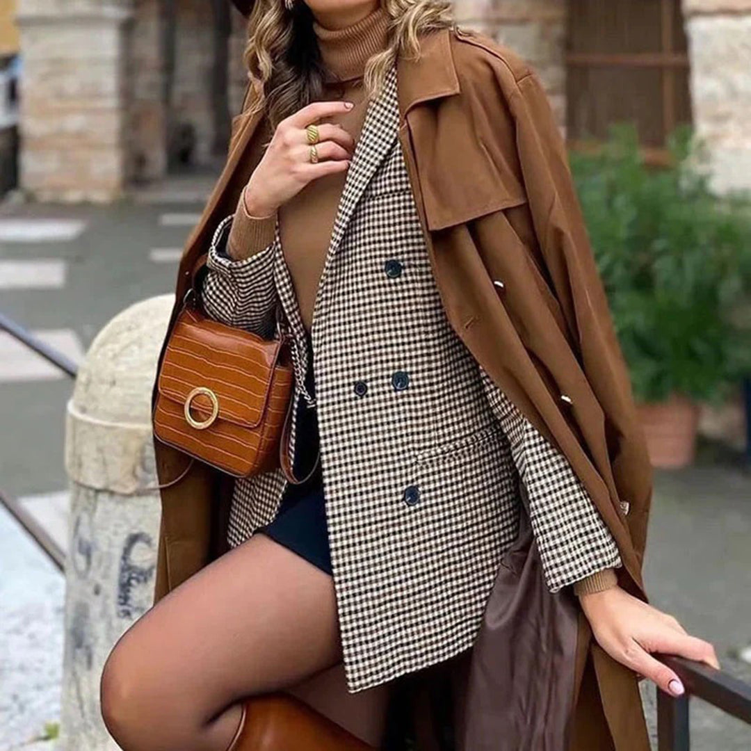 Levoire | Blazer Surdimensionné De Style Rétro Pour Femmes