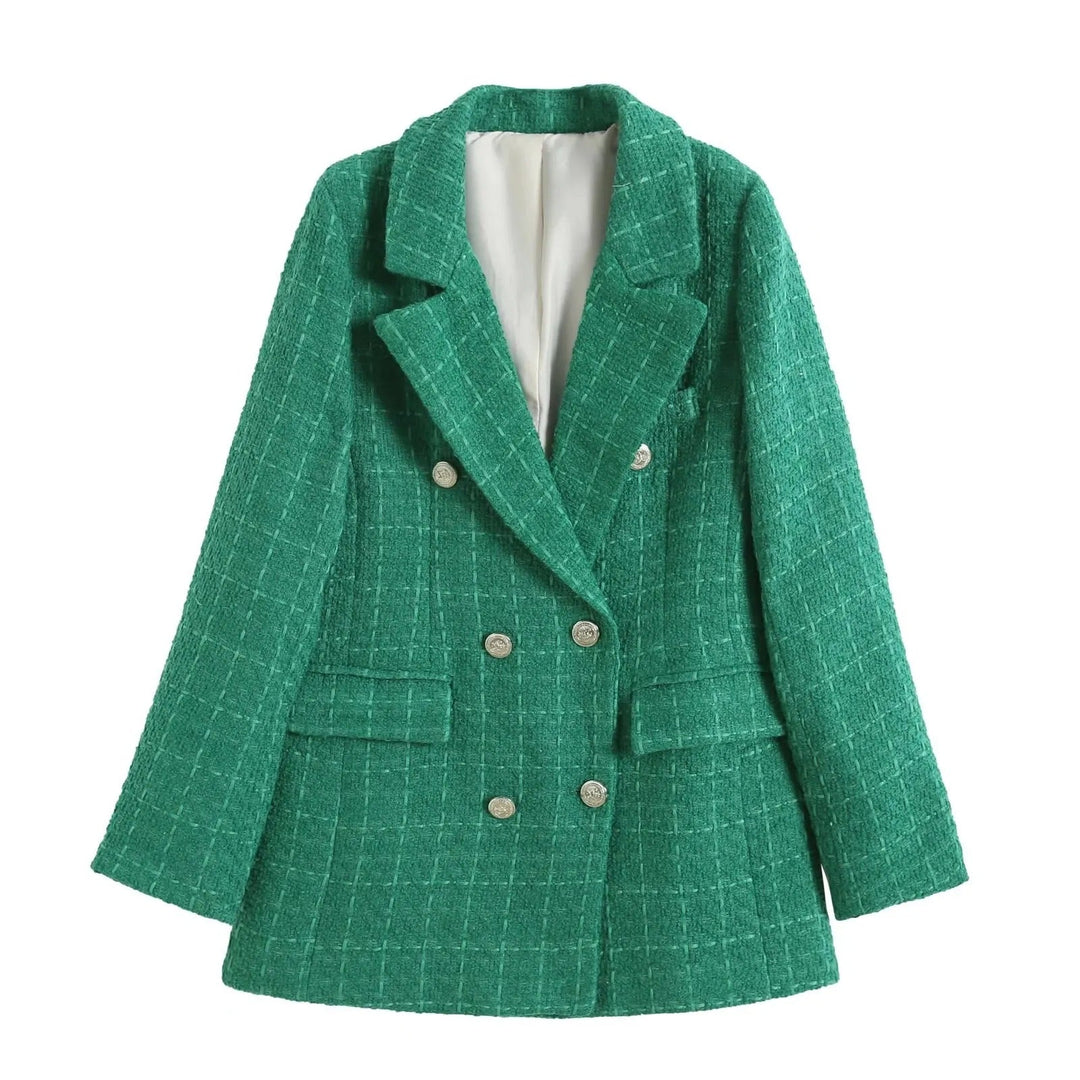 Levoire | Blazer Surdimensionné Moderne Teinté Pour Femmes Vert