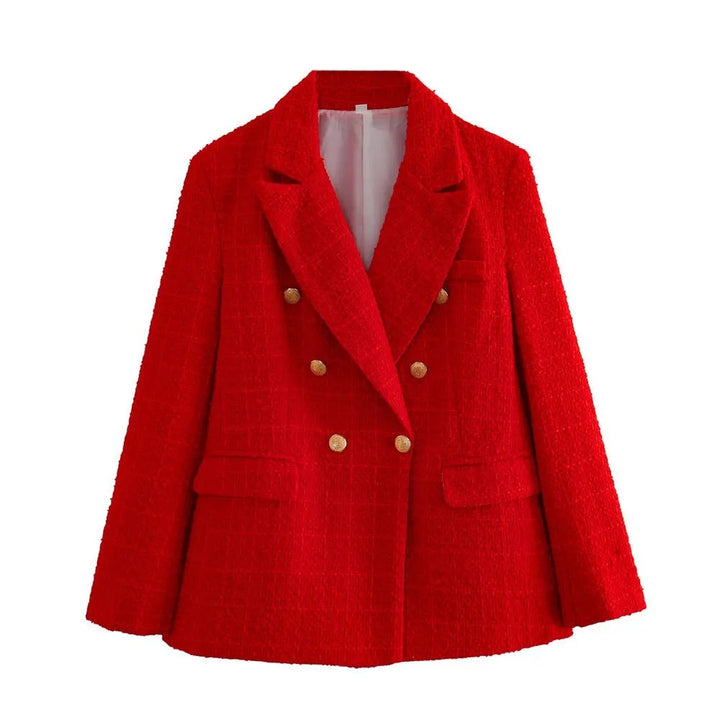 Levoire | Blazer Surdimensionné Moderne Teinté Pour Femmes Rot
