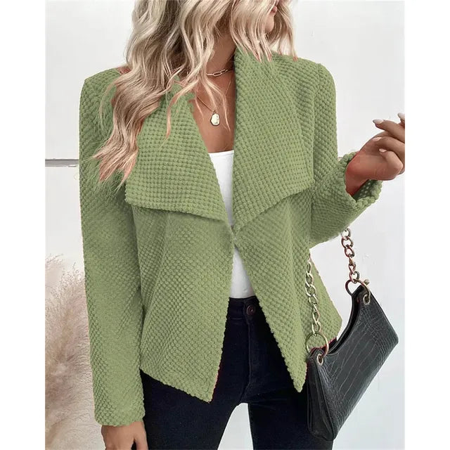 Levoire | Manteau Blazer Moderne Pour Femmes Vert