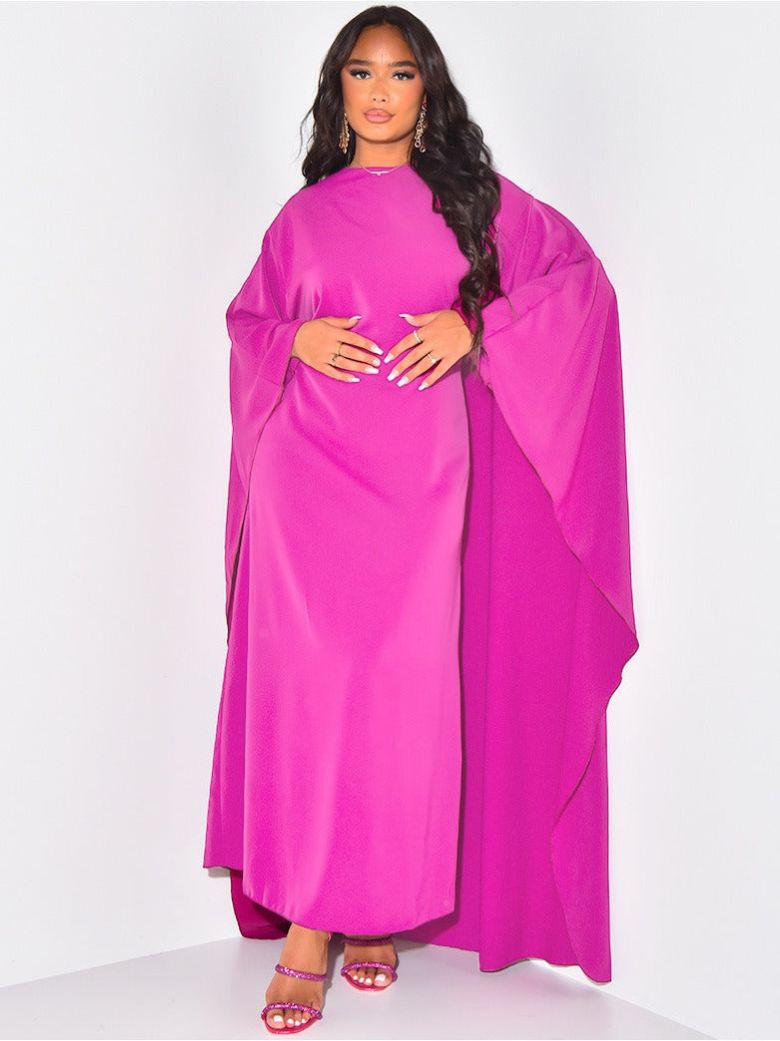 Levoire | Robe À Manches Chauve-Souris Élégante Rosa