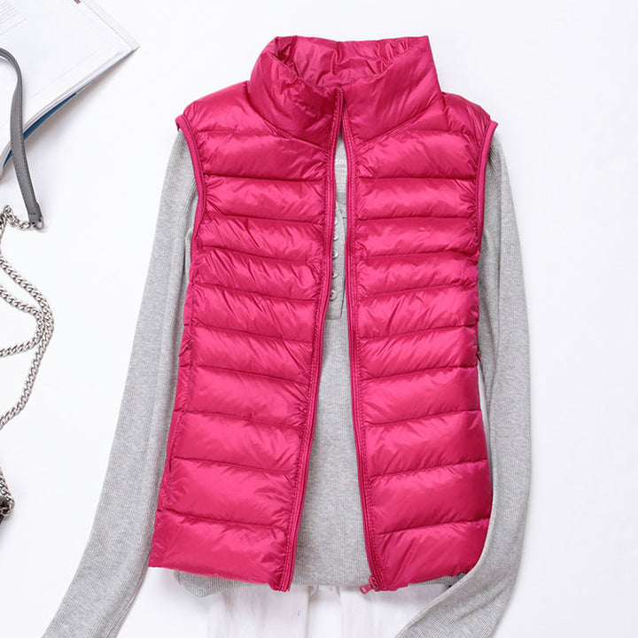 Levoire | Chaud, Léger, Gilet Sans Manches En Duvet Pour Femmes Rosenrot