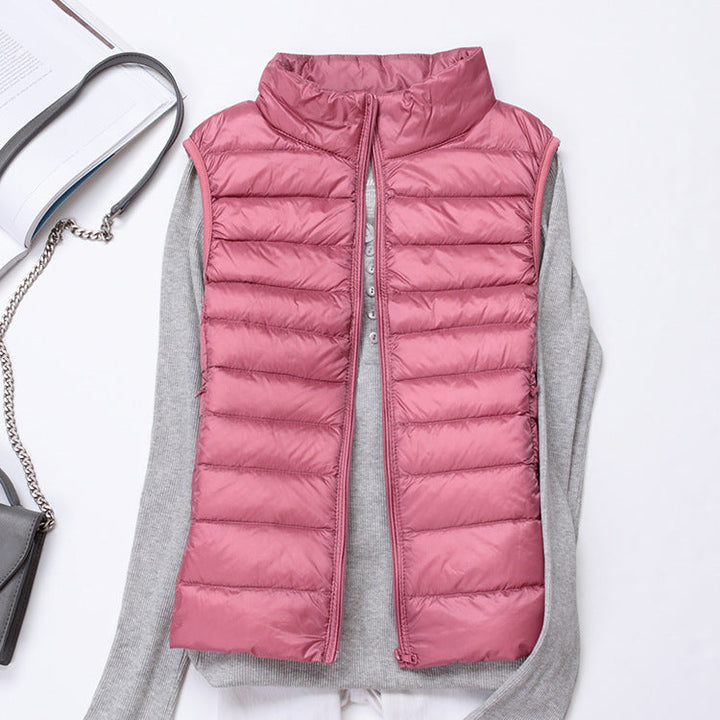 Levoire | Chaud, Léger, Gilet Sans Manches En Duvet Pour Femmes Rosa