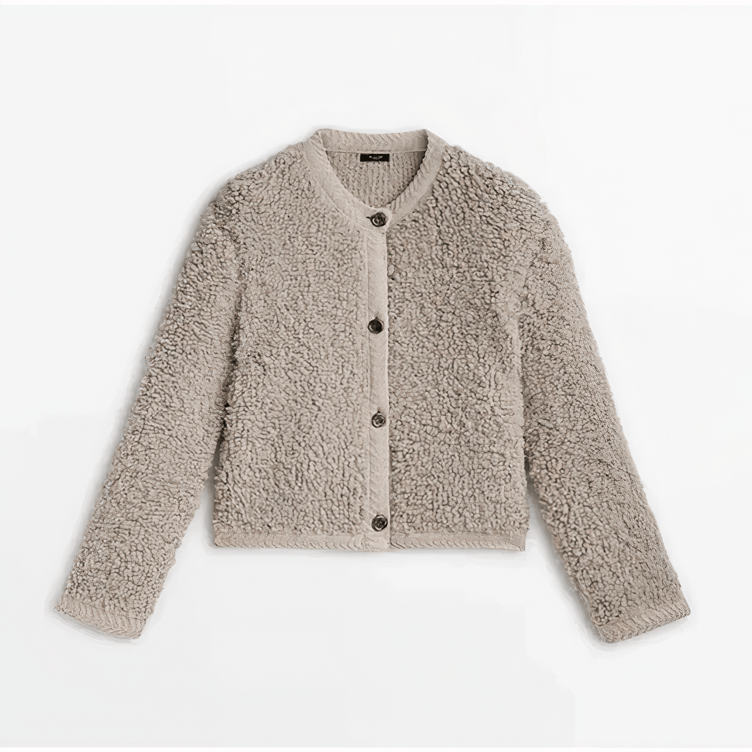 Levoire | Veste De Course À Manches Longues Et Bouton Beige