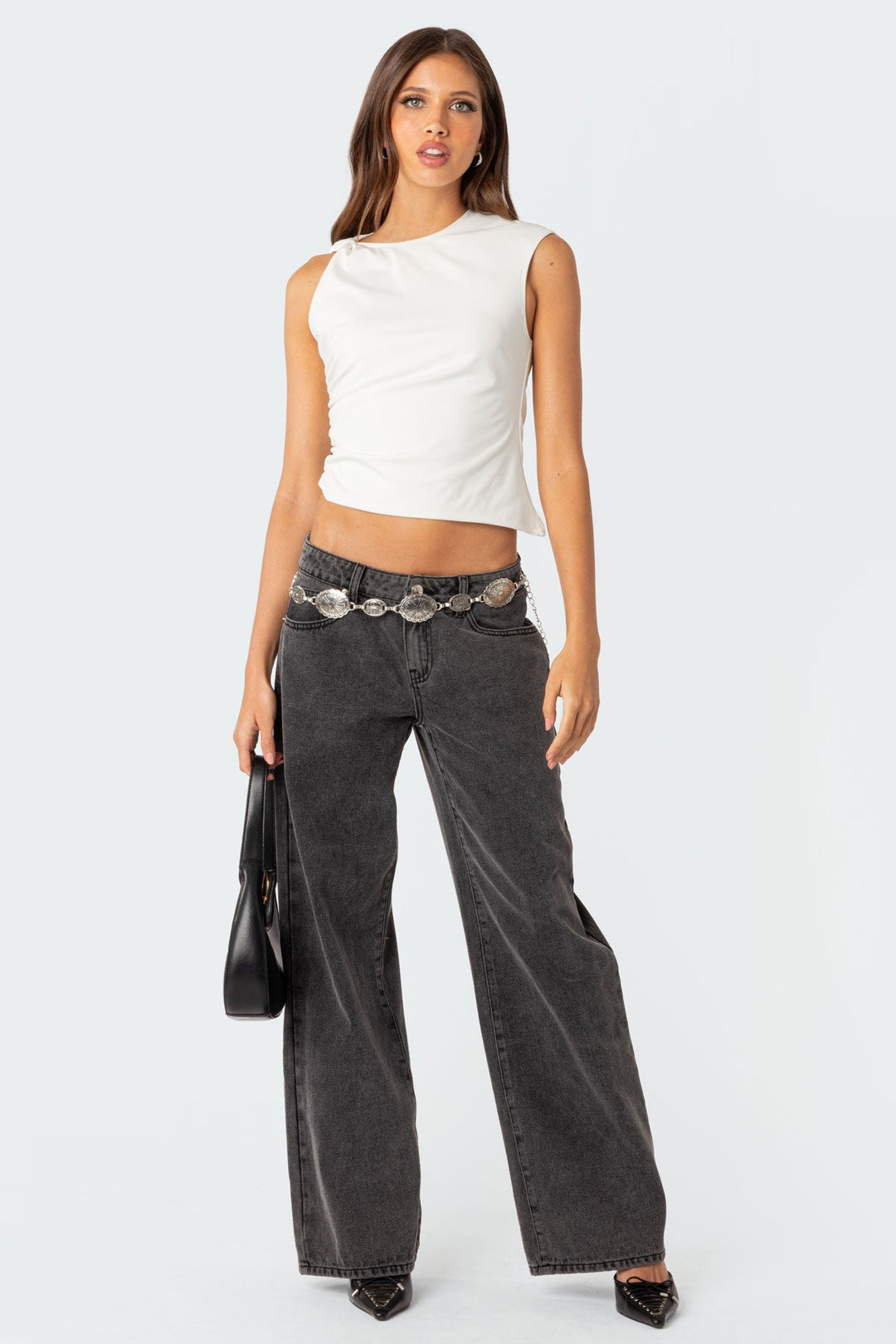 Levoire | Jean Taille Basse Gris