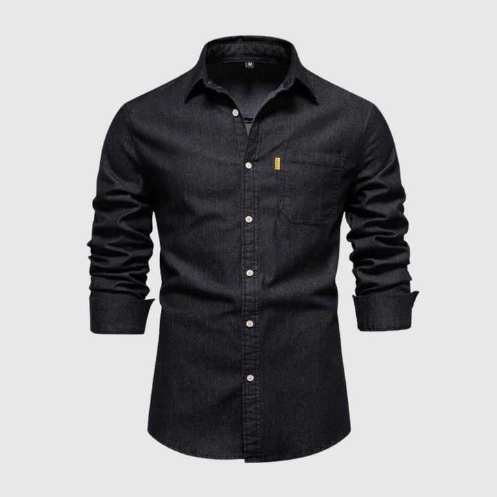 Levoire | Chemise En Denim Moderne Noir