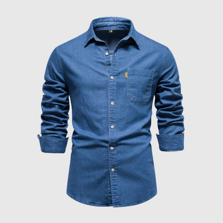 Levoire | Chemise En Denim Moderne Bleu