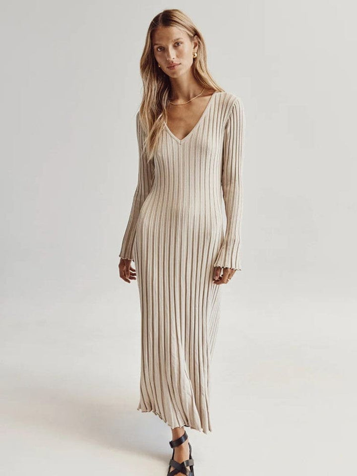 Levoire | Robe Midi En Tricot Élégante
