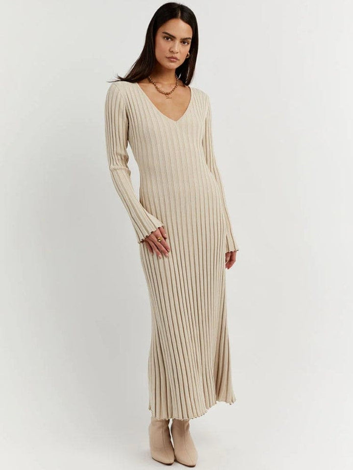 Levoire | Robe Midi En Tricot Élégante