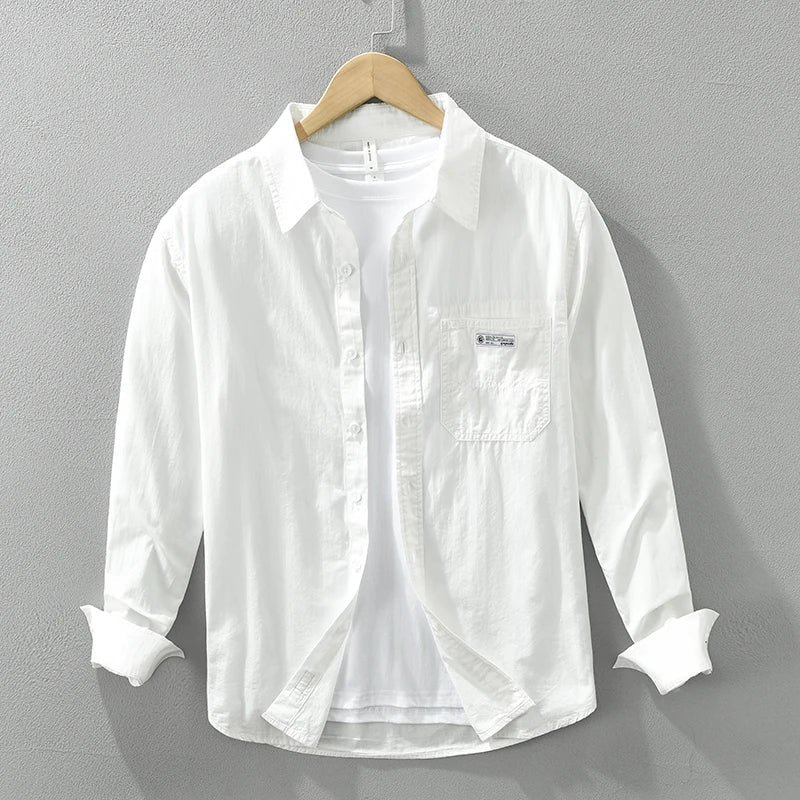 Levoire | Chemise En Coton Intemporelle Homme