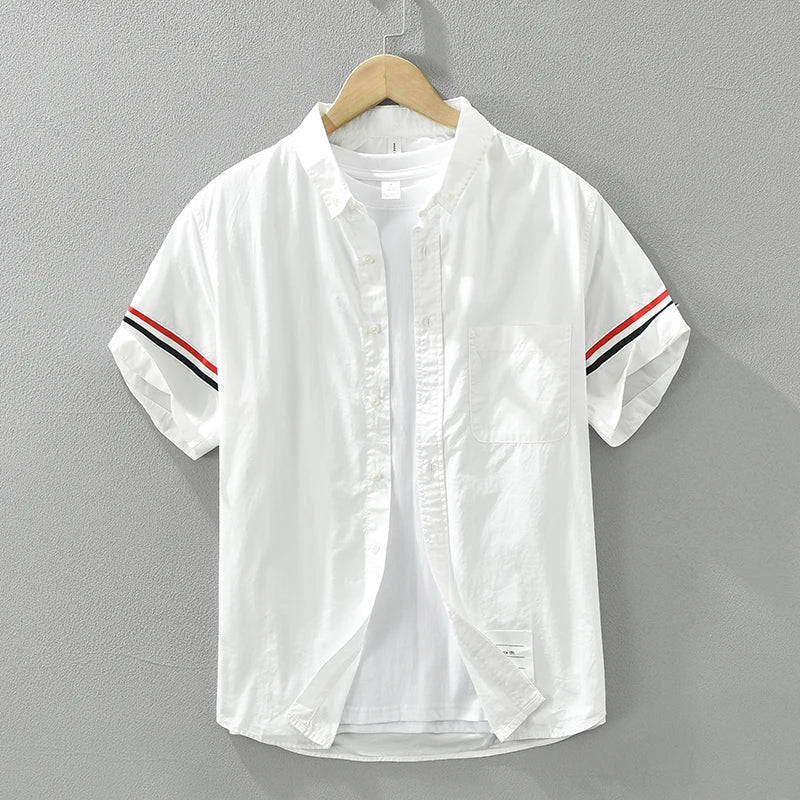 Levoire | Chemise Decontractee Elegante Et Respirante Hommes Blanc