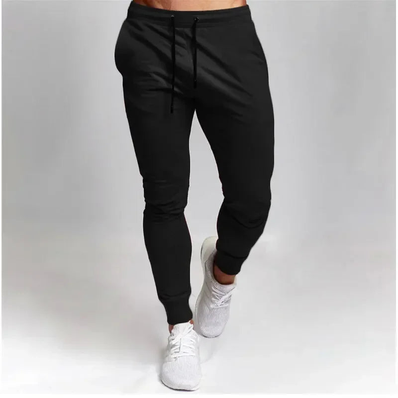 Levoire | Pantalon De Jogging Élastique Moderne Pour Hommes Noir