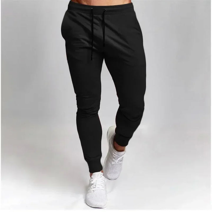 Levoire | Pantalon De Jogging Élastique Moderne Pour Hommes Noir