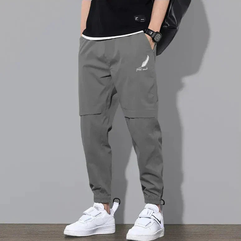 Levoire | Pantalon De Jogging Pour Hommes Avec Taille Élastique Gris