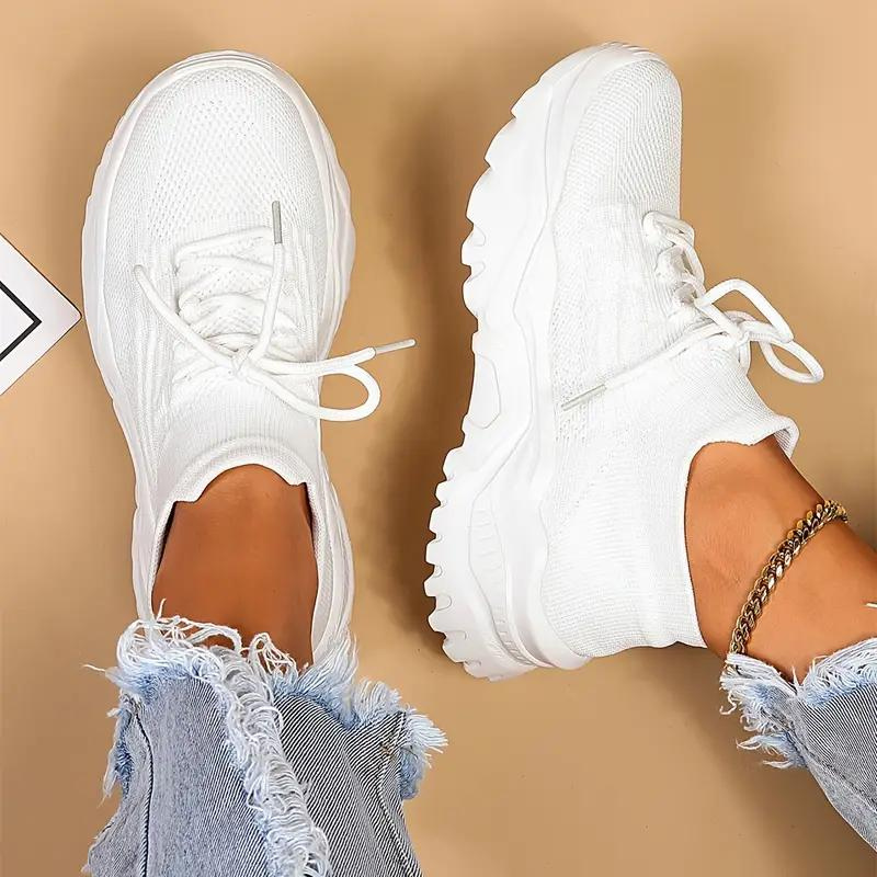 Levoire | Chaussures De Marche Baskets À Enfiler Confortables Pour Femmes Blanc