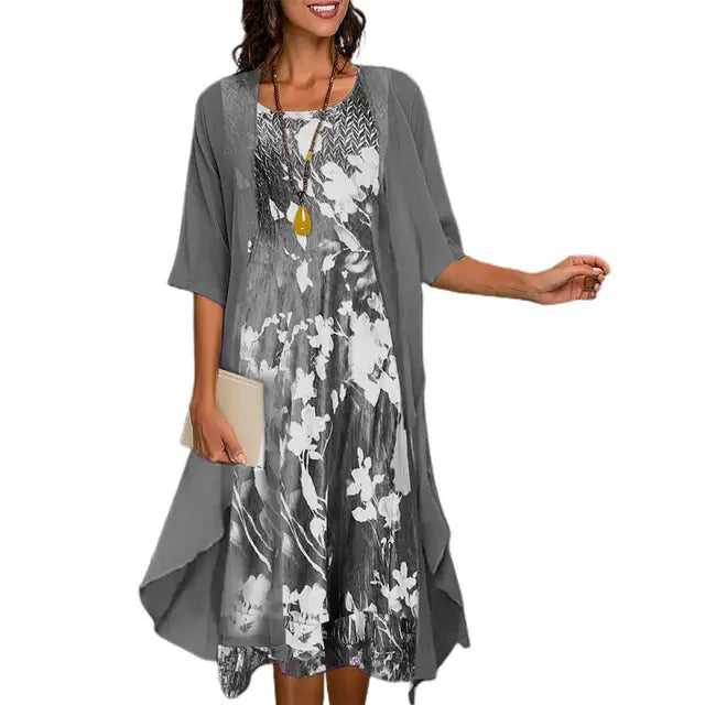 Levoire | Robe d'été pour femmes Gris