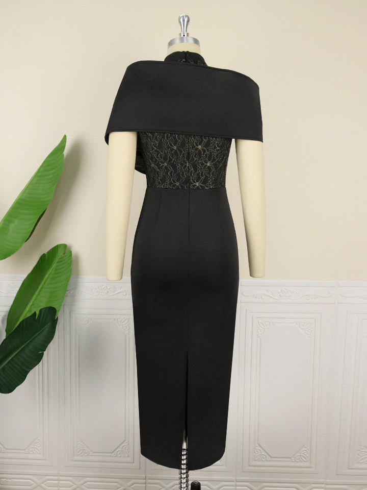 Levoire | Off-Shoulder Épaules-Lace Resirkulert Midi Robes