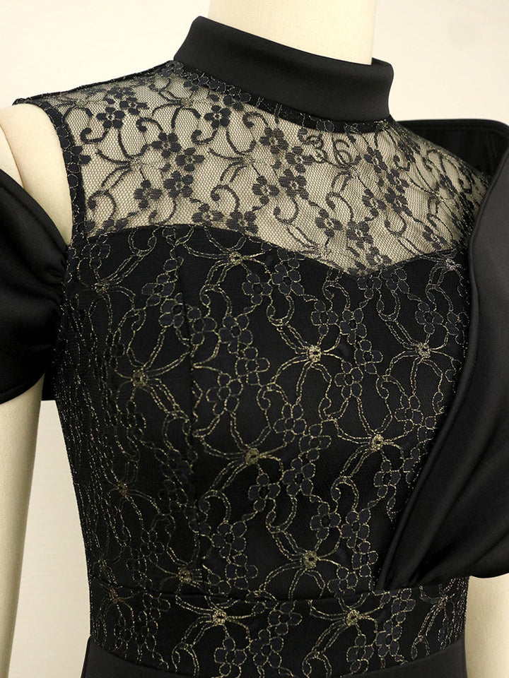 Levoire | Off-Shoulder Épaules-Lace Resirkulert Midi Robes