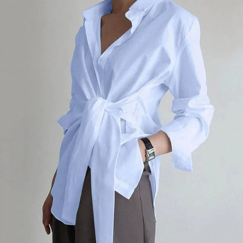 Levoire | Long Shirt With Wide Sleeves And Closure