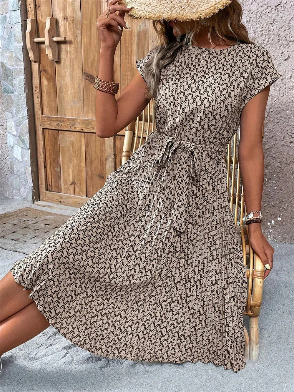 Levoire | Robe élégante imprimée