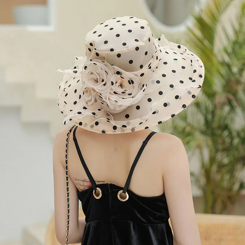 Levoire | d'Été - Chapeau Seau en Chiffon Élégant et Légèrement Aéré pour Femmes