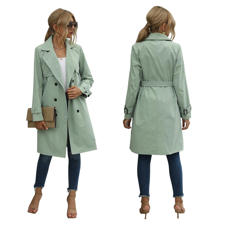 Levoire | Trench-Coat Long À Manches Avec Double Bouton