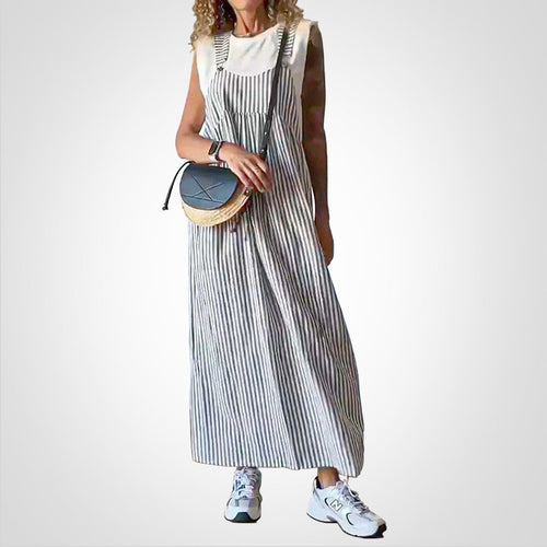 Levoire | Robe Rayée Décontractée Et Élégante