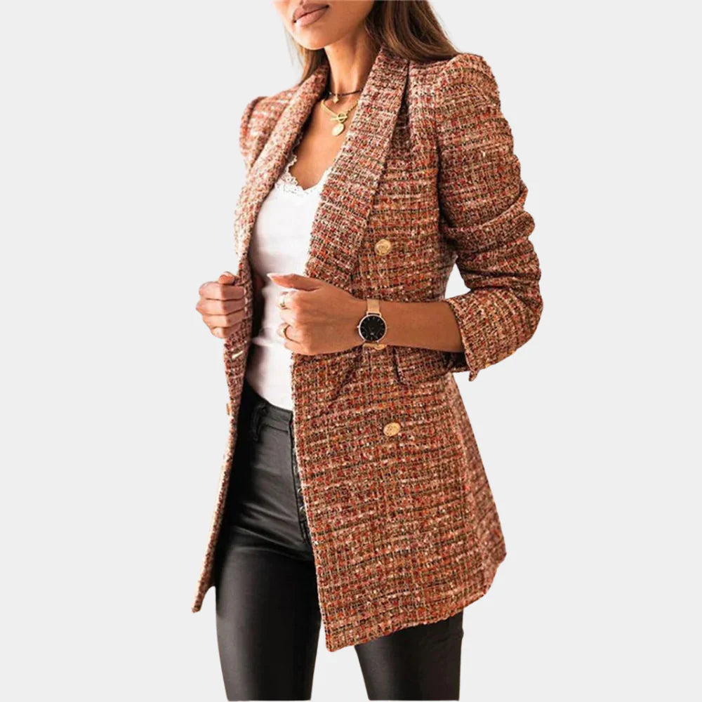 Levoire | Blazer Élégant Pour Femmes Braun