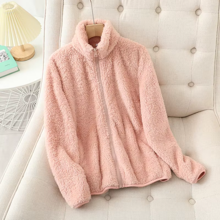 Levoire | Veste Décontractée Douce Hiver Rose