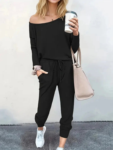 Levoire | Ensemble Deux Pièces Décontracté Chemise & Pantalon Pour Femmes