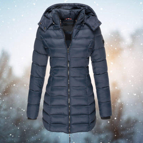Levoire | Veste matelassée extra chaude pour femme Bleu marine