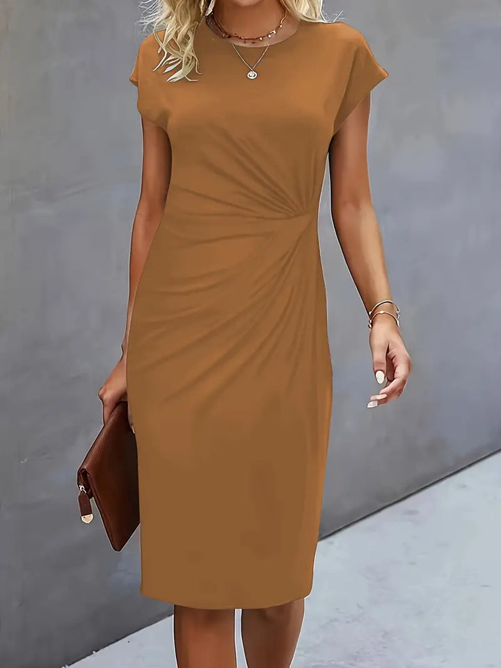 Levoire | Robe Midi Intemporelle Khaki