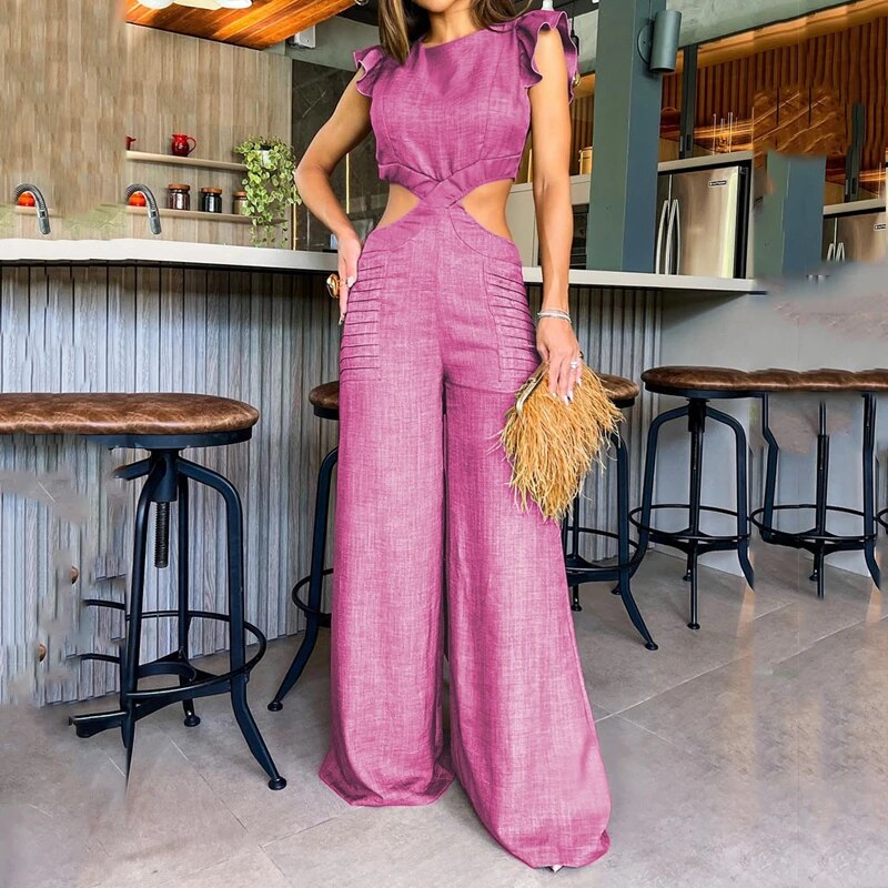 Levoire | Élégant Jumpsuit Stylé Rosa