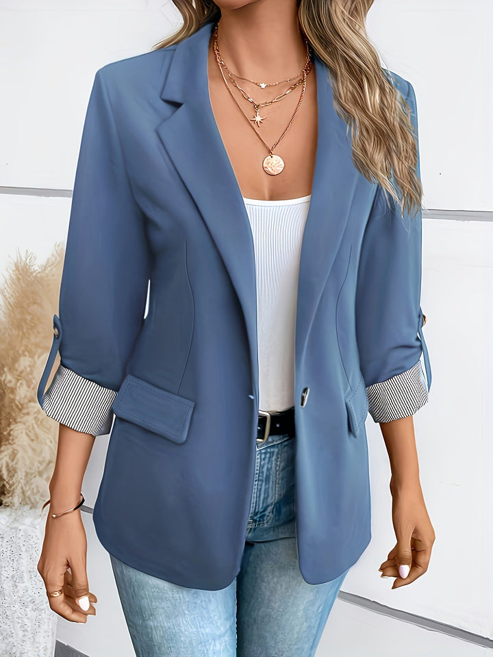 Levoire | Blazer Élégant À Coupe Décontractée Pour Femmes Haze Bleu