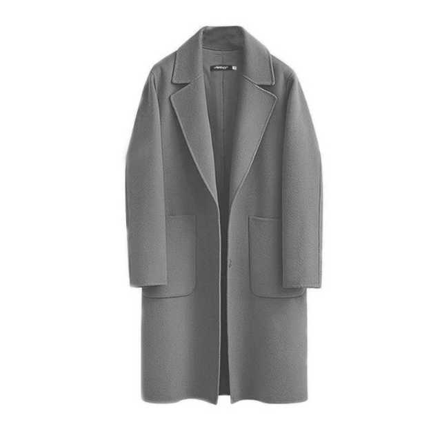 Levoire | Manteau Long Élégant Pour Femmes Gris