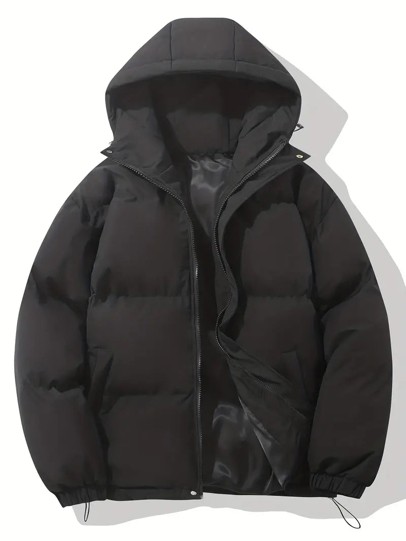 Levoire | Veste D'Hiver Doublée Avec Capuche Noir