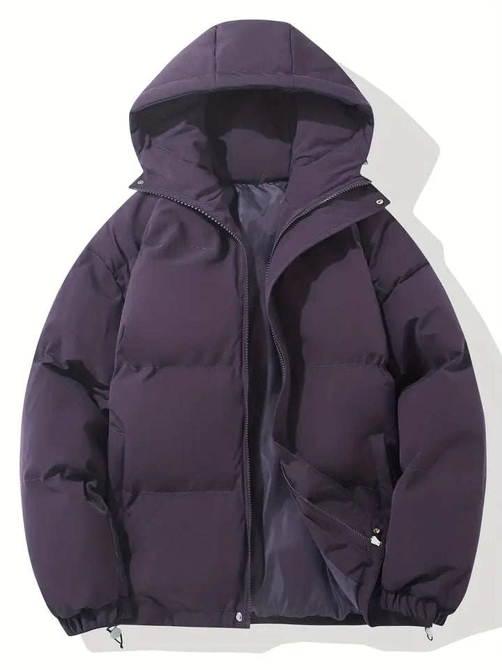 Levoire | Veste D'Hiver Doublée Avec Capuche Violet