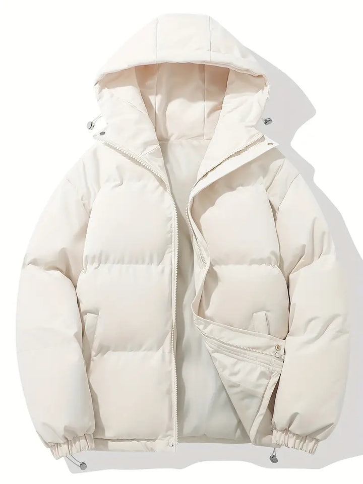 Levoire | Veste D'Hiver Doublée Avec Capuche Beige