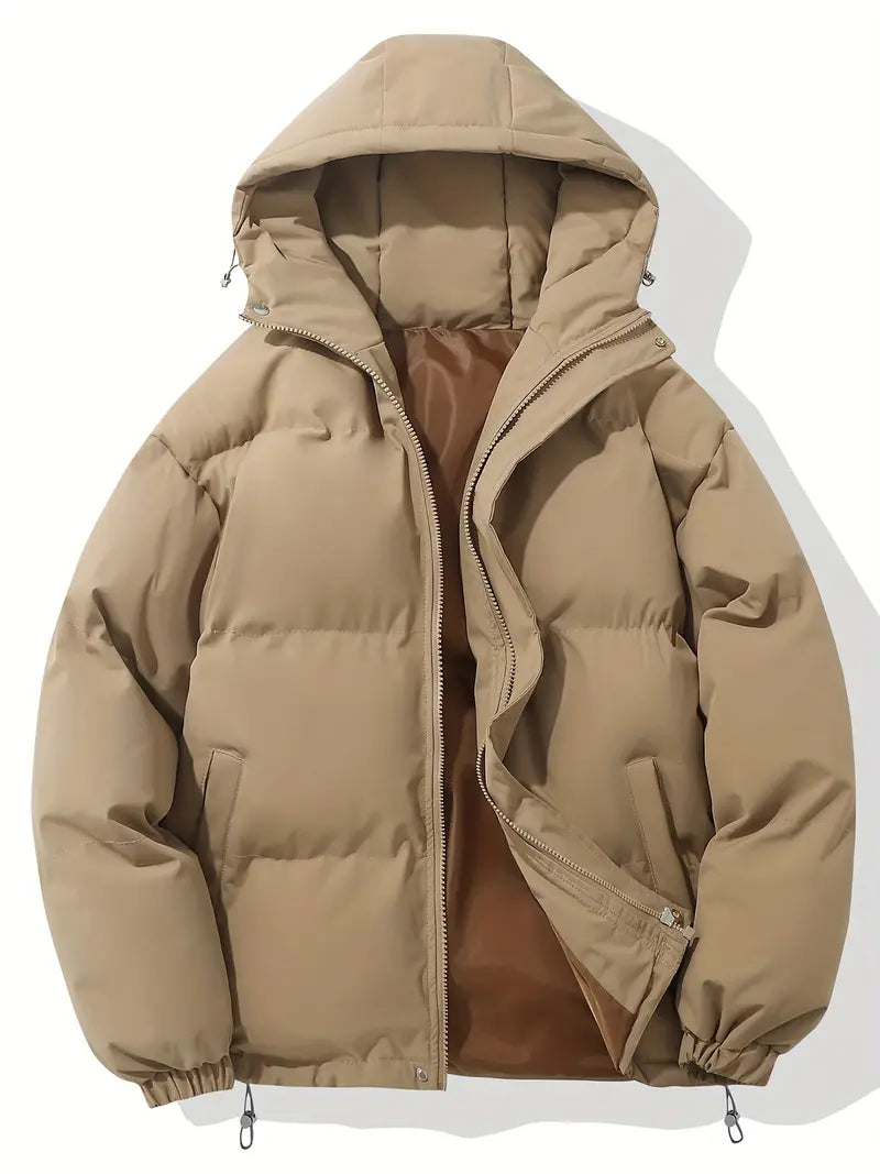 Levoire | Veste Chaude Au Design Classique Avec Capuche Khaki