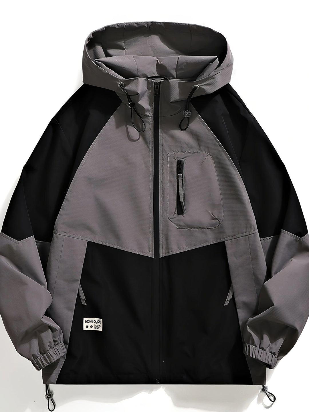 Levoire | Veste Coupe-Vent Élégante Avec Design Déperlant Gris