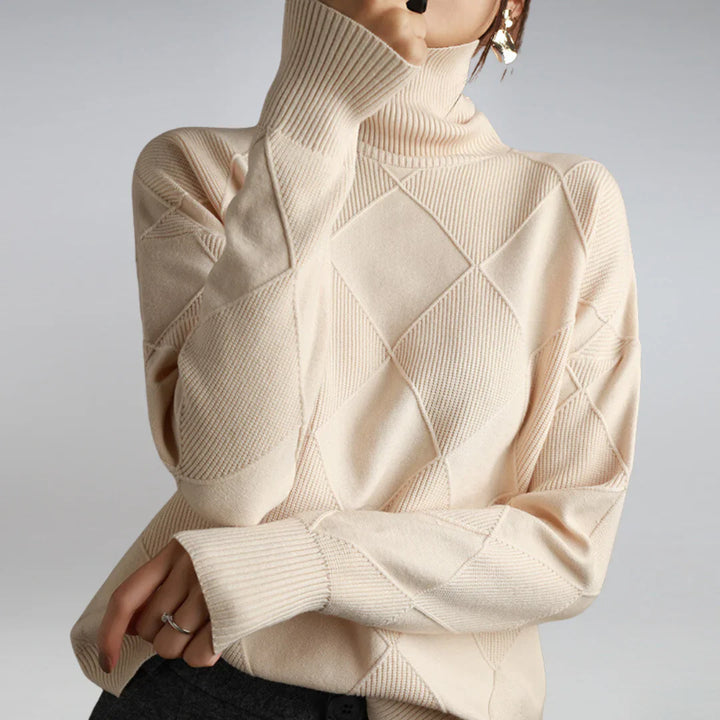 Levoire | Classique Pull En Laine Beige